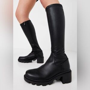 Steve Madden Black Over the Knee Boots